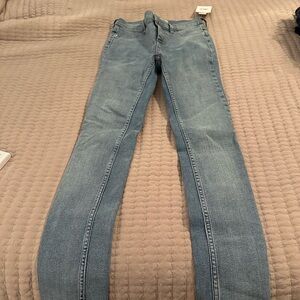 Free People Light Blue Skinny Jeans